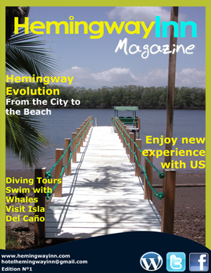 Hemmingway Inn's magazine cover featured the Finca Florida on its most recent cover.